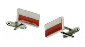 Cufflinks - Polish Flag